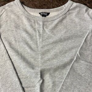 Buffalo David Bitton Heather Gray Long Sleeve Shirt